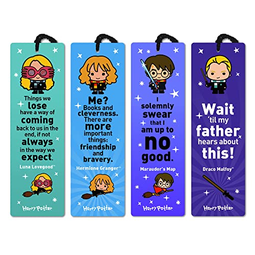 Re-marks “Harry Potter” Harry, Hermione, Luna, and Draco Quotemarks, Pack of 4