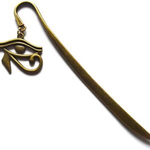 Eye of Horus Bookmark,Gifts for History Teachers -Bronze Egyptian Eye Bookmark,Book Lover Gift Reader Gifts Lover Gift Bookmarks Books