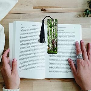 FIVE ELEPHANT Forest Bear Funny Inspirational Bookmark, Funny Reader Gifts, Reading Gifts, Gift for Men and Women, Book Lover Writers Friends