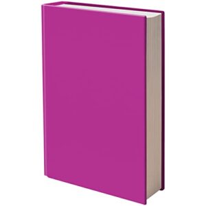 easy apply stretchable book cover 1 pack magenta. jumbo jacket fits most hardcover textbooks up to 9″ x 11″. adhesive-free, nylon fabric protectors. washable and reusable school supply for students