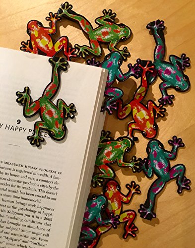 Frog Bulk Bookmarks for Kids Girls Boys - Set of 10 - Animal Bookmarks Perfect for School Student Incentives Birthday Party Supplies Reading Incentives Party Favor Prizes Classroom Reading Awards!