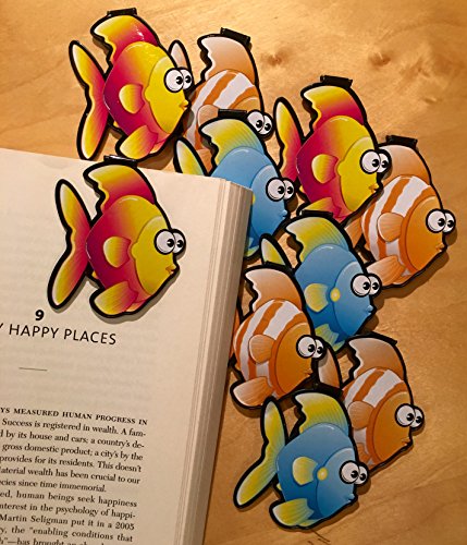 Frog Bulk Bookmarks for Kids Girls Boys - Set of 10 - Animal Bookmarks Perfect for School Student Incentives Birthday Party Supplies Reading Incentives Party Favor Prizes Classroom Reading Awards!