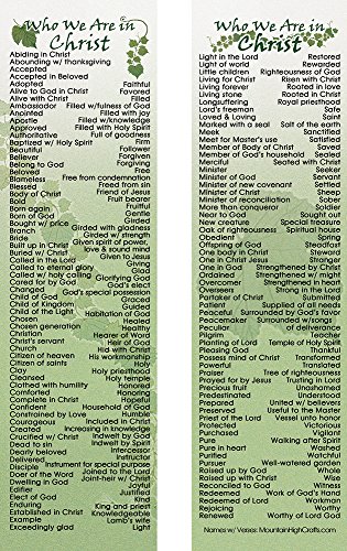 Who We are in Christ Bookmarks - Set of 10