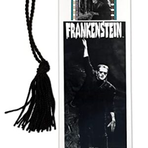 Universal Monsters Frankenstein (1931) - Boris Karloff - Laminated 2x6 FilmCells Bookmark with 35mm Clip of Film and Tassel