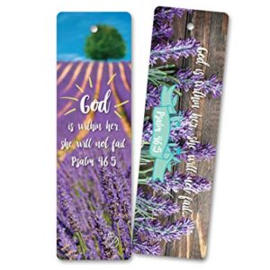 60 pcs Christian Bible Verses Flower Bookmarks. Beauty EBOOK. Encouraging, Inspiration, Unique Design Bookmark.