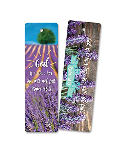 60 pcs Christian Bible Verses Flower Bookmarks. Beauty EBOOK. Encouraging, Inspiration, Unique Design Bookmark.