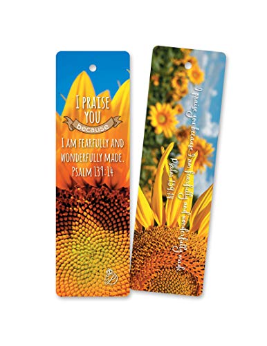 60 pcs Christian Bible Verses Flower Bookmarks. Beauty EBOOK. Encouraging, Inspiration, Unique Design Bookmark.