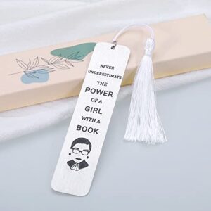 Graduation Gifts for Her Daughter Teen Girl Student Teacher Birthday Gifts for Book Lover Inspirational Bookmark for Women Graduation Gift for Her Female Friend Gifts for Feminist Future Lawyer Fans