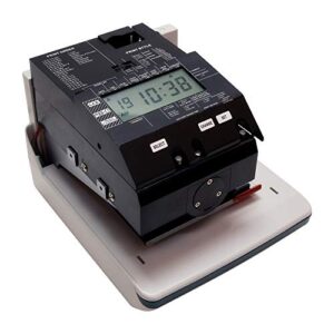 uPunch Digital Time Clock and Date Stamp with 50 Time Cards, 1 Ribbon & 2 Keys (CR1000)