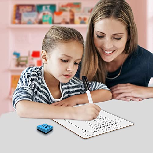 Dry Erase Division Multiplication Chart Whiteboard & Division practice white board Double Sided Times Table Math Manipulatives White Board for Kids Students Classroom and Home Mini Whiteboard Lapboard