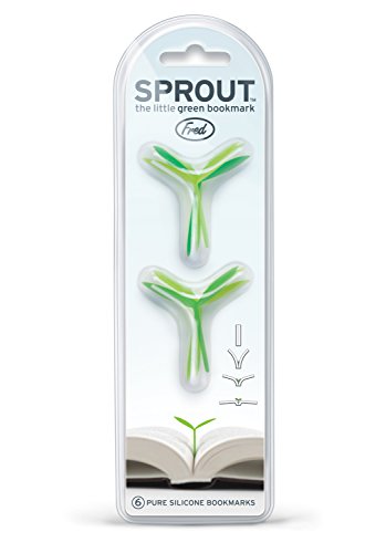 Genuine Fred SPROUT Little Green Bookmarks, Set of 6
