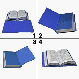 2 Pack Stretchable Book Sleeve Covers, for Paperbacks Hardcover Textbooks up to 9" x 12", Office Supplies with Free Sticker Labels (2 Pack, Black)