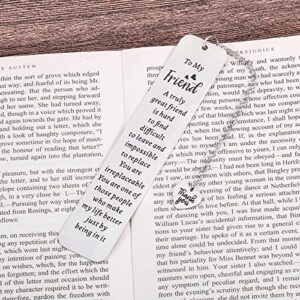 Bookmark Gifts for Best Friend Friendship Gift for Women Christamas Stocking Stuffers Friends Sentimental Gifts for Friend Best Friend Birthday Graduation Gifts for Women Female Friend Gift Ideas