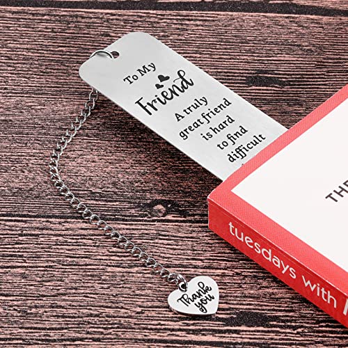 Bookmark Gifts for Best Friend Friendship Gift for Women Christamas Stocking Stuffers Friends Sentimental Gifts for Friend Best Friend Birthday Graduation Gifts for Women Female Friend Gift Ideas