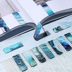 24 Pieces Magnetic Bookmarks Assorted Ocean Bookmark Magnetic Page Markers Magnetic Page Clips for Women Students Teachers Book Lovers Reading, Multi Ocean Patterns