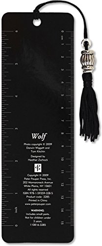 Wolf Beaded Bookmark