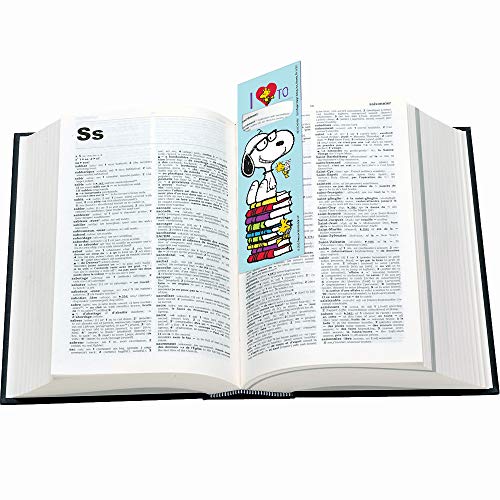 Eureka Peanuts ''I Love to Read'' Snoopy Bookmarks for Kids, 36 Ct, 2'' x 6''