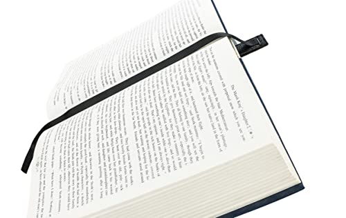 Superior Essentials Genuine Leather Magnetic Attachable Ribbon Bookmark-Great for Bibles-Magnetic Hold Clips into Book and Does not Need to be Moved