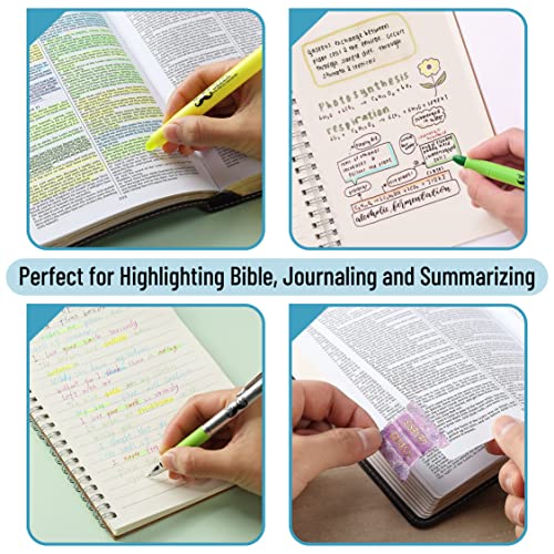 Mr. Pen- Bible Journaling Kit with Bible Highlighters and Pens No Bleed, Bible Tabs, Bible Stencils, Bible Ruler, Bible Markers No Bleed, Bible Journaling Supplies, Bible Study Kit, Christian Gifts