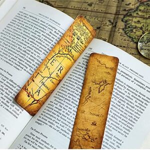 Vintage Style Bookmarks for Women Men Teens, 30PCS (The Secret of Map)