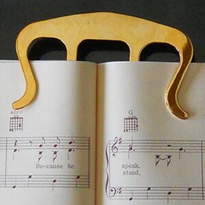 Gold Clip- Music Book Mark and Page Holder