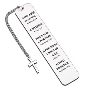 inspirational christian bookmark gifts for women men bible verse bookmark for girls daughter book lovers graduation birthday christmas for female male him her religious church bulk gifts