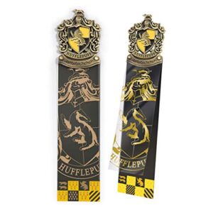 the noble collection harry potter hufflepuff crest bookmark