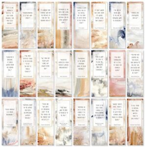 abstract bookmarks with inspirational quotes – pack of 48