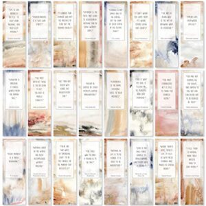 Abstract Bookmarks with Inspirational Quotes - Pack of 48