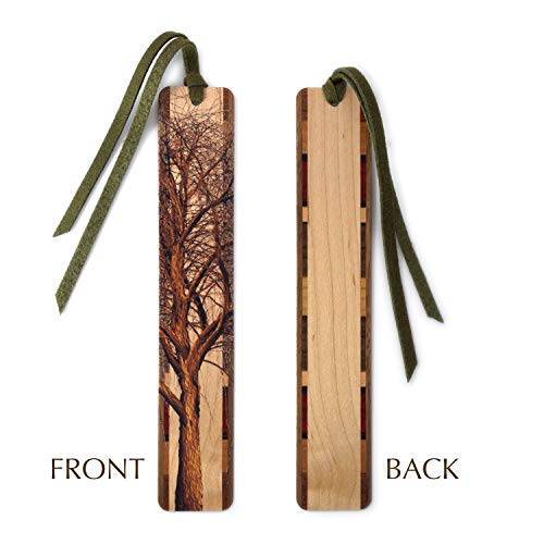 Winter Willow Tree Wooden Bookmark - Also Available with Personalization - Made in USA