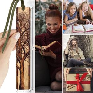 Winter Willow Tree Wooden Bookmark - Also Available with Personalization - Made in USA