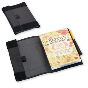 book-it! adjustable travel book & bible cover – medium black