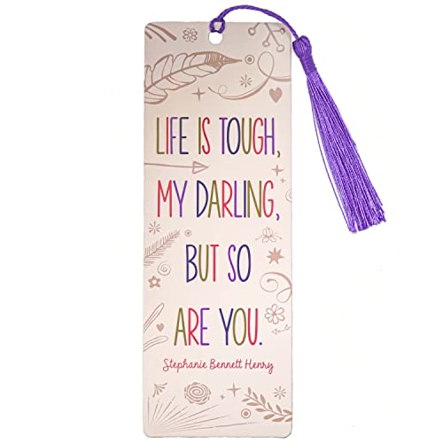 Inspirational Bookmark for Women and Girls - This Cute and Cool Book Marker is a Great Gift for Book Lovers, Mothers, Grandmothers, Teens, and Graduations