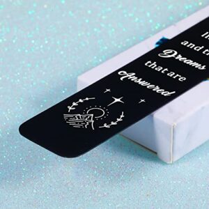 Inspirational Bookmark Gift for Women Men Merchandise Book Mark for Fans Book Lovers Reader Birthday Christmas Gift for Female Male Friends Bookaholic Gifts for Daughter from Mom 1 PCS Double-Sided