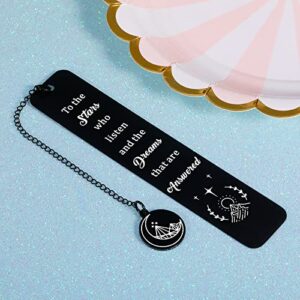 Inspirational Bookmark Gift for Women Men Merchandise Book Mark for Fans Book Lovers Reader Birthday Christmas Gift for Female Male Friends Bookaholic Gifts for Daughter from Mom 1 PCS Double-Sided