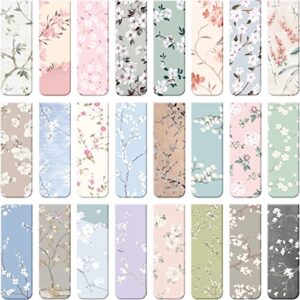 24 pieces magnetic bookmarks for women floral book markers for women flower planner magnetic bookmark assorted book magnets page markers clip magnetic bookmarks for books students reading
