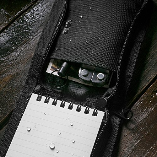 Rite in the Rain Weatherproof CORDURA Fabric Notebook Cover, 3" x 5", Black Cover (No. C935B), 6 x 4.25 x 0.625