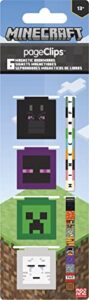 minecraft magnetic page clips (6-pack) stationery