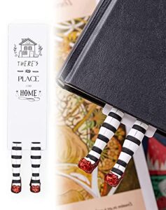 witch bookmark ruby shoes bookmark halloween home decor wizard funny ideal gift for bookworm and book lover thanksgiving christmas women men…