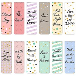 60 pieces christian magnetic bookmarks inspirational quotes bible markers magnetic bookmarks encouraging positive magnet bookmark clips for women students teachers school home office supplies