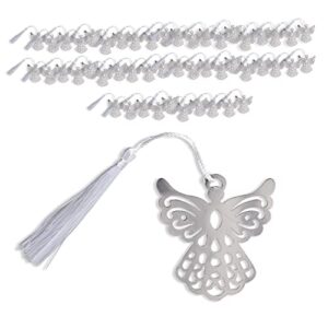 funeral favors angel bookmarks – 50 individually packaged bookmarks – celebration of life and memorial gifts