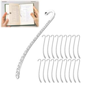 bwwnby 20pcs alloy bookmark hook tibetan special metal diy bookmark hook retro silver metal bookmark bookmark metal carving hook antique tibetan silver bookmark