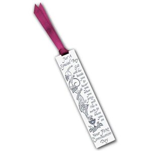 Cathedral Art Boy First Communion Metal Bookmark Includes Special Prayer, 3-1/2-Inch