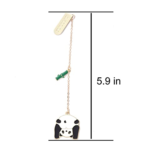 4 Pieces Panda Bookmark Cute Unique Mark pet Book Page Holder Bookmark for Male and Female Students Teachers School Home Office Reading Stationery,4 Kinds of Design