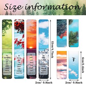 32 Pieces Magnetic Bookmarks Inspirational Magnetic Page Markers Nature Scenery Magnet Page Clips Bookmarks for Students Teachers School Home Office Supplies