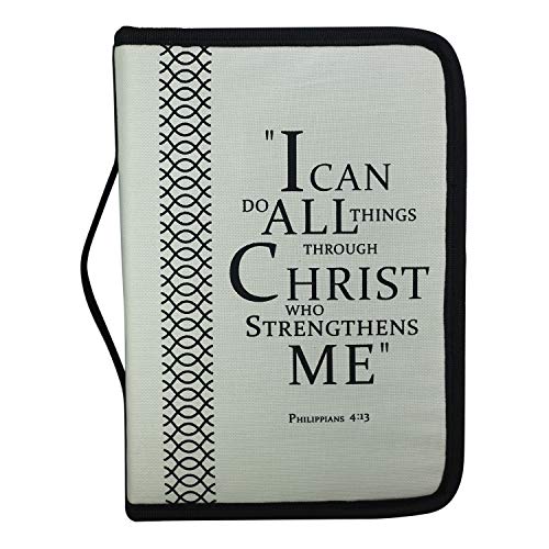 enhong Bible Covers for Women Personalized Oxford Fabric Handbag and Organizer for Bible up to 9.50 x 6.75 x 2.125 Inches with Zipper