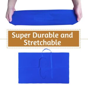 Blue Book Covers 3 Pack, 6"x9" Stretchable Book Sox Suitable for Most Hardcover Books, Up to 8.5”X9.5” Durable and Washable, Reusable Protective Cover for Textbooks