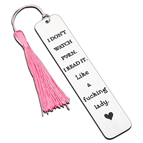 Funny Bookmarks for Women Book Lover Christmas Gifts for Women Female Friends Birthday Gifts for Friends BFF Her Stocking Stuffer Bookmark for Bookish Nerd Book Readers Bookworm Reading Book Club Gift