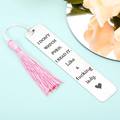 Funny Bookmarks for Women Book Lover Christmas Gifts for Women Female Friends Birthday Gifts for Friends BFF Her Stocking Stuffer Bookmark for Bookish Nerd Book Readers Bookworm Reading Book Club Gift