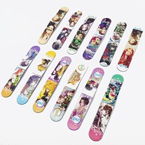 anime bookmark random 12pcs magnetic bookmark anime merch anime school supplies (guimie 2 bookmark)